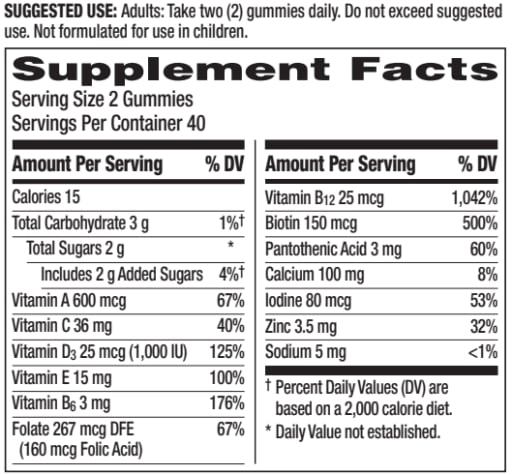 Women 50+ Multigummies