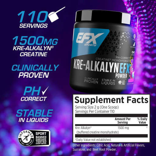 Kre-Alkalyn EFX Powder (Rainbow Blast)