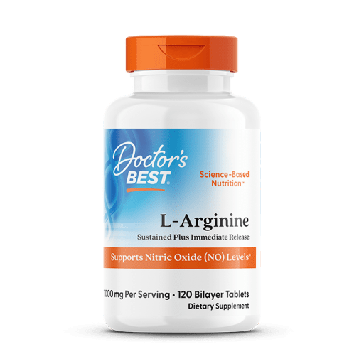 Sustained plus Immediate Release L-Arginine 500 mg