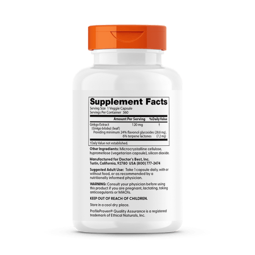 Extra Strength Ginkgo 120 mg