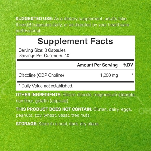 Citicoline CDP Choline