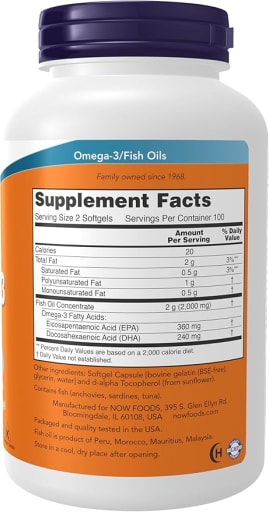 Omega-3 Fish Oil 1000 mg
