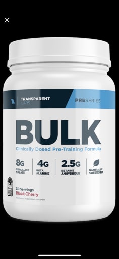 Bulk Pre-Workout (Black Cherry)
