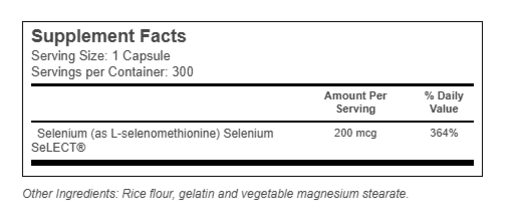 Selenium 200 mcg