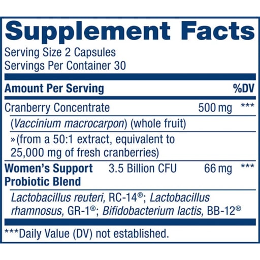 Ultimate Flora Vaginal & Urinary Complete + Probiotic & Cranberry
