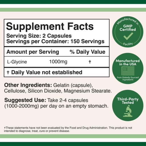 Glycine 1000 mg
