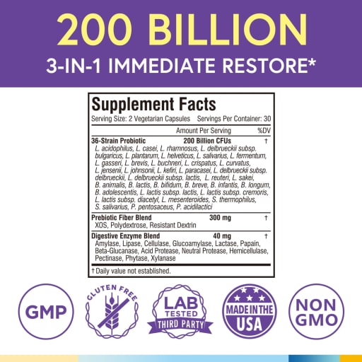Probiotics 200 Billion CFUs