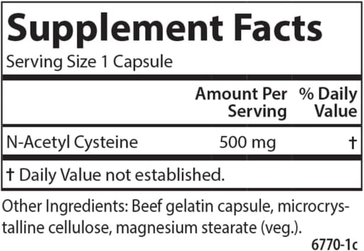 N-A-C 500 mg