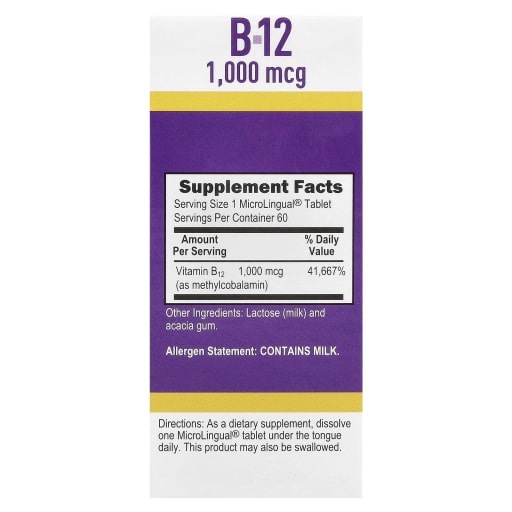 B-12 1000 mcg