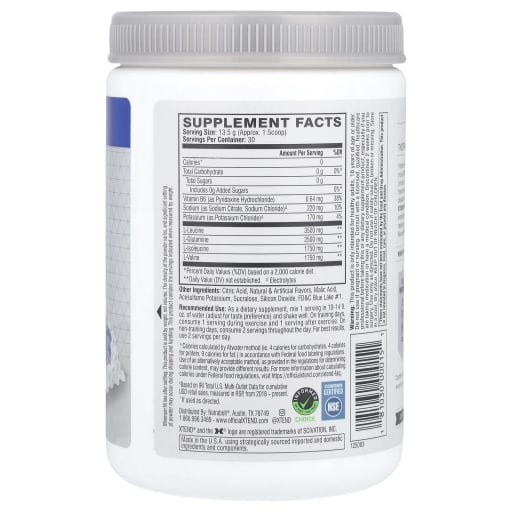 XTEND Original BCAA Powder (Blue Raspberry Ice)