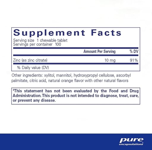 Zinc Chewables