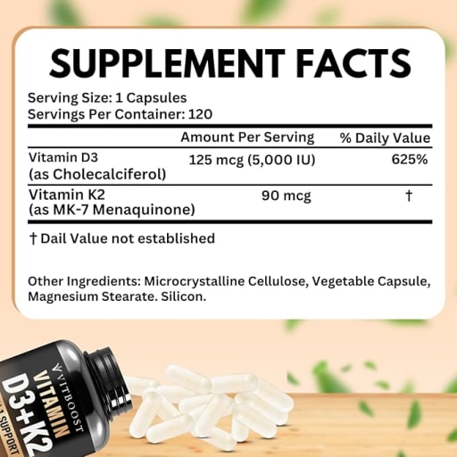 Vitamin D3+K2