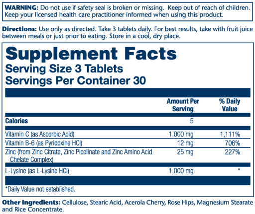 L-Lysine 1000 mg