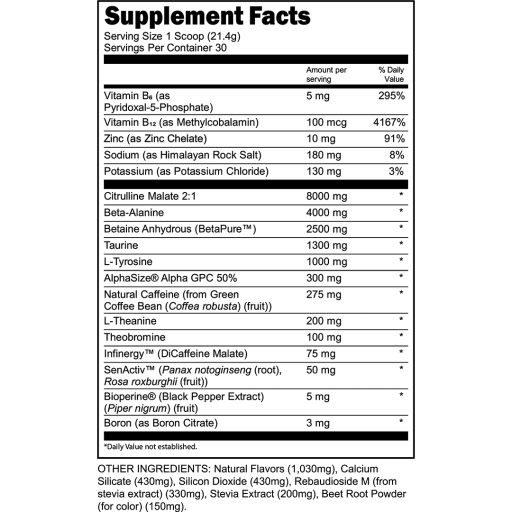 Bulk Black Elite Pre-Training (Watermelon Peach)