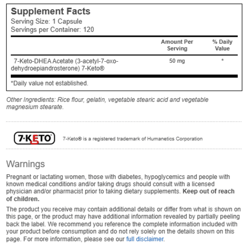 7-Keto DHEA