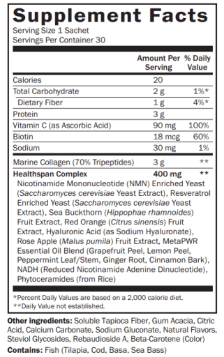 MetaPWR Advantage with Collagen + NMN