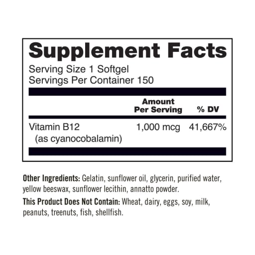 Vitamin B12 1000 mcg