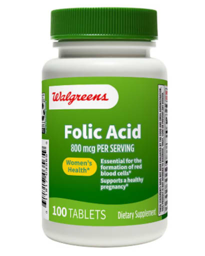 Folic Acid 800 mcg