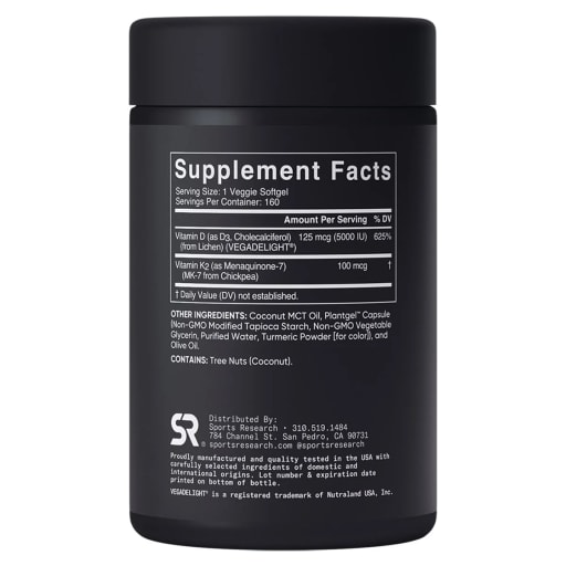 D3 125 mcg + K2 100 mcg