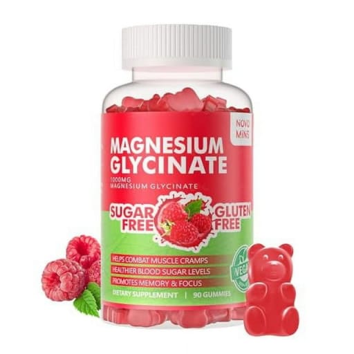 Magnesium Glycinate Gummies (Raspberry)