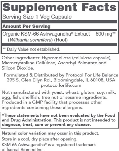 KSM-66 Ashwagandha Root Extract
