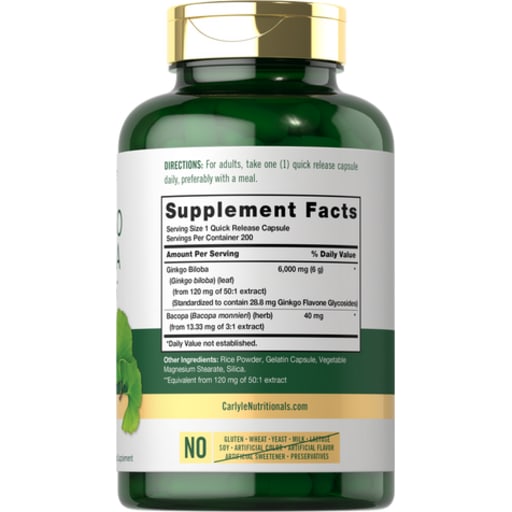 Ginkgo Biloba 6000 mg