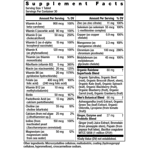 High Potency Men's One Multivitamin