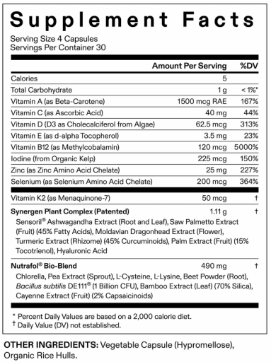 Women’s Vegan Hair Growth Nutraceutical