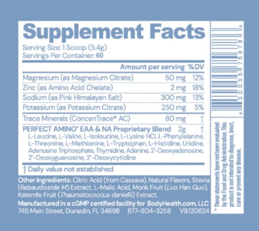Perfect Amino Electrolytes Powder (Orange)