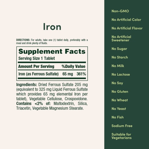 Iron 65 mg