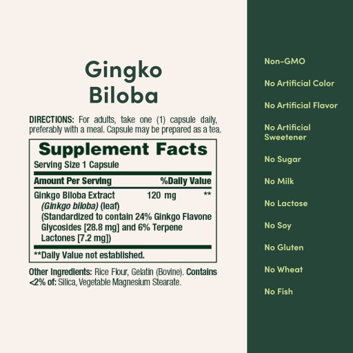 Ginkgo Biloba 120 mg