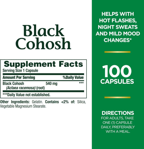 Black Cohosh 540 mg