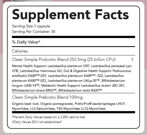 Probiotic + Prebiotic