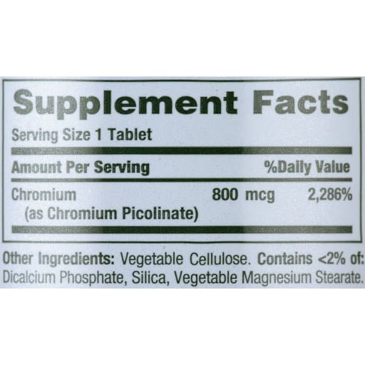 Chromium Picolinate 800 mcg
