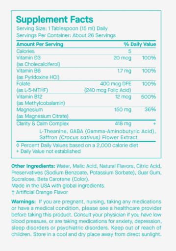 N29 Daily Stress Relief Magnesium Liquid