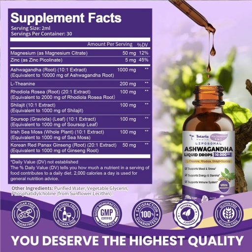 Ashwagandha Liquid Drops