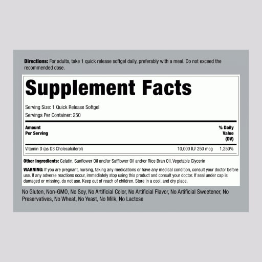 High Potency D3 10000 IU