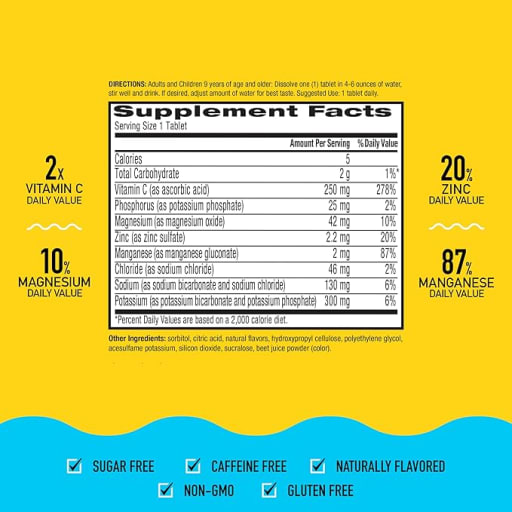 Electrolyte Replenisher + Immune Support (Raspeberry Lemonade)