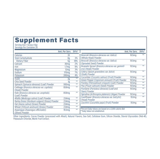 Daily Greens Powder (Chocolate)
