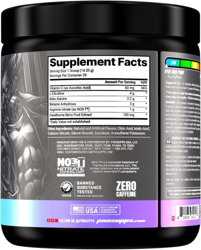Hyde Max Pump Pre Workout (Blue Razz)