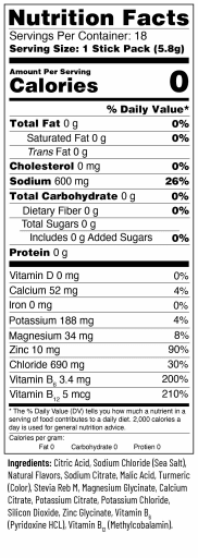 Hydration Drink Mix (Lemonade)