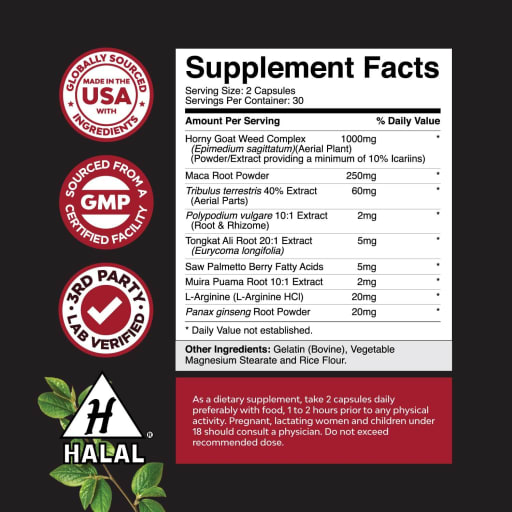 Horny Goat Weed Extra Strength 1000 mg