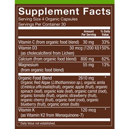 Organic Calcium Bone Formula