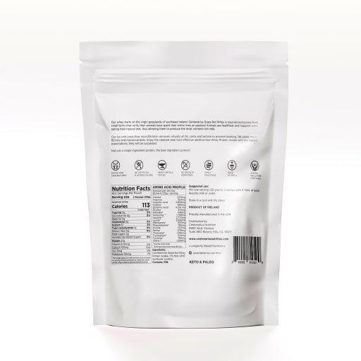 Certified Grass Fed Whey Protein Isolate