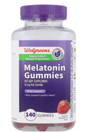 Melatonin Gummies 10 mg (Strawberry)