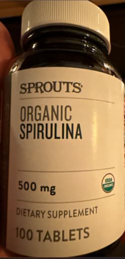 Organic Spirulina 500 mg