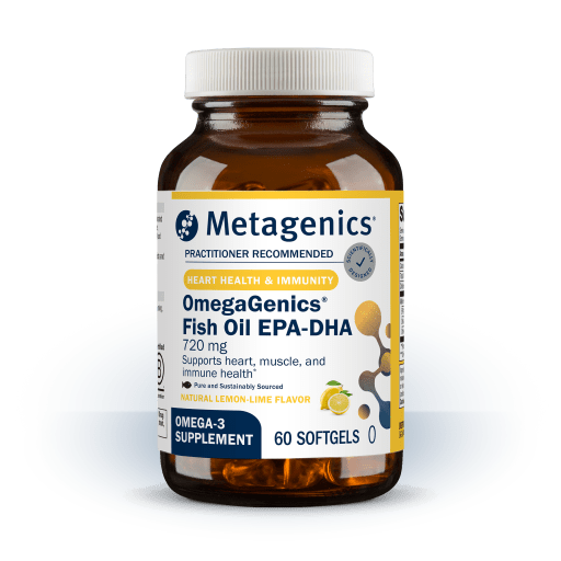OmegaGenics Fish Oil EPA-DHA 720 mg (Lemon Lime)