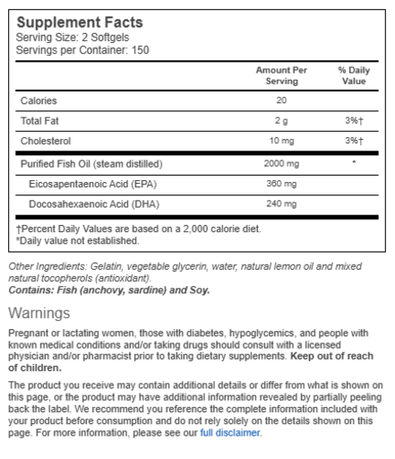 Fish Oil 2000 mg