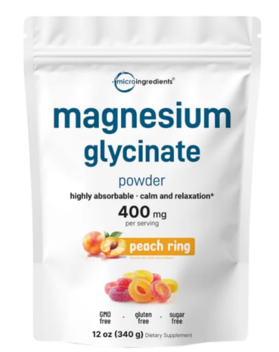 Magnesium Glycinate Powder (Peach Rings)