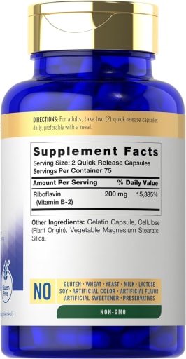 Vitamin B2 200 mg